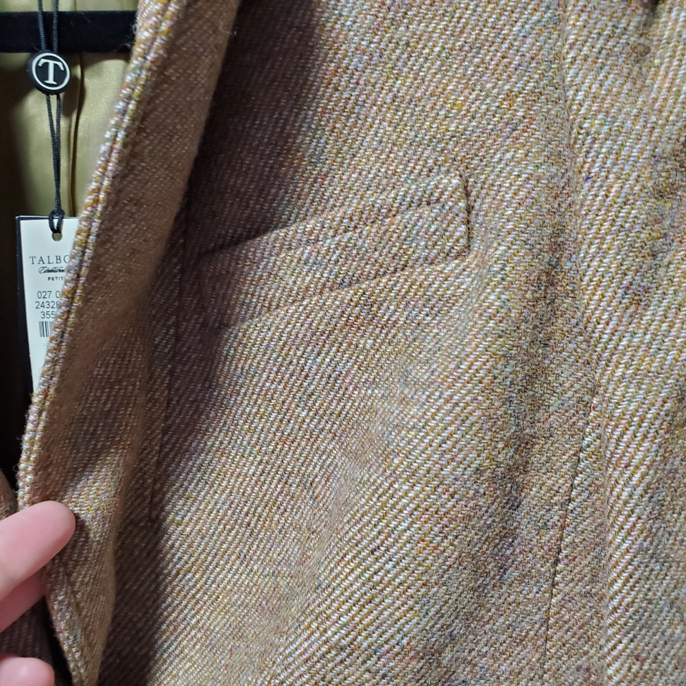 NWT Talbots Wool Blend Suit Jacket Kate Fit 2P - Picture 8 of 9